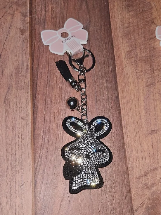 Sparkling Animal Rhinestone Keychains - Picture 3 of 6